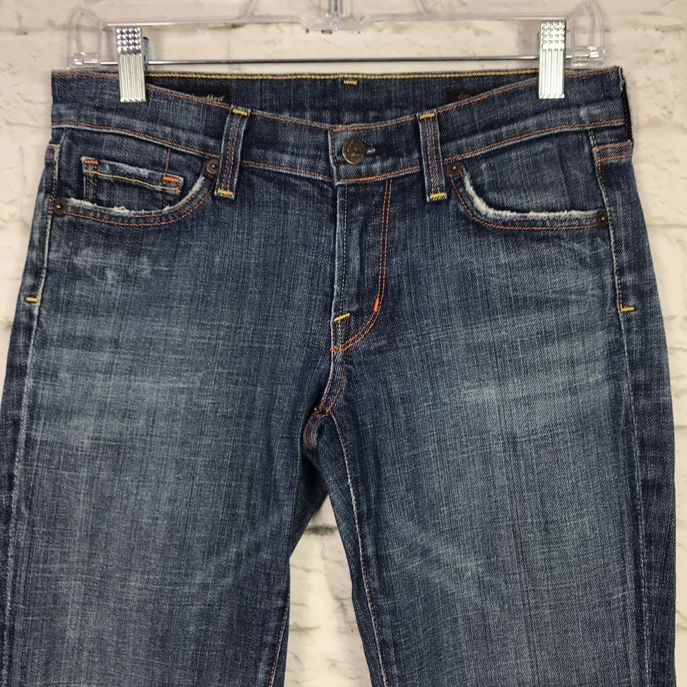 Citizens Of Humanity Kelly Low Waist Crop Cropped Lowrise Jeans Size 27 - Picture 3 of 8
